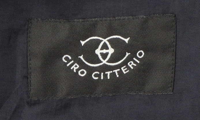 Mens UK Size 38 Ciro Citterio Regular Black Suit Jacket