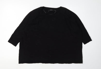 Womens UK Size M VERO MODA Black Pullover Jumper