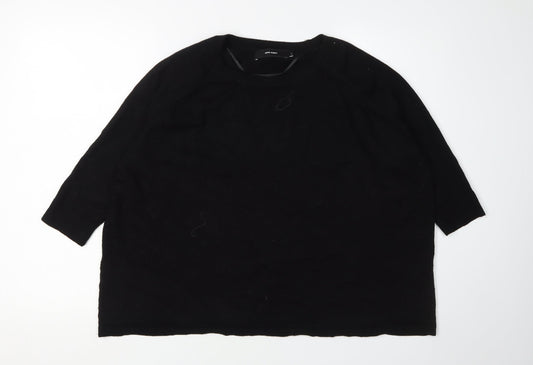 Womens UK Size M VERO MODA Black Pullover Jumper