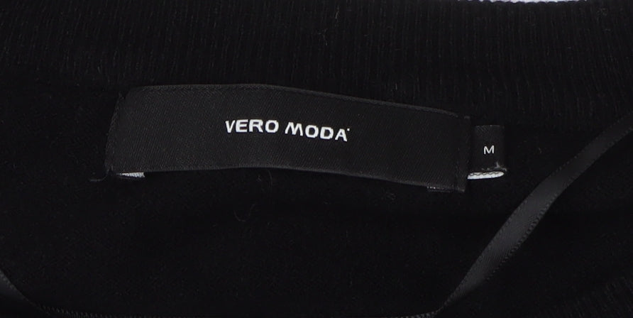 Womens UK Size M VERO MODA Black Pullover Jumper