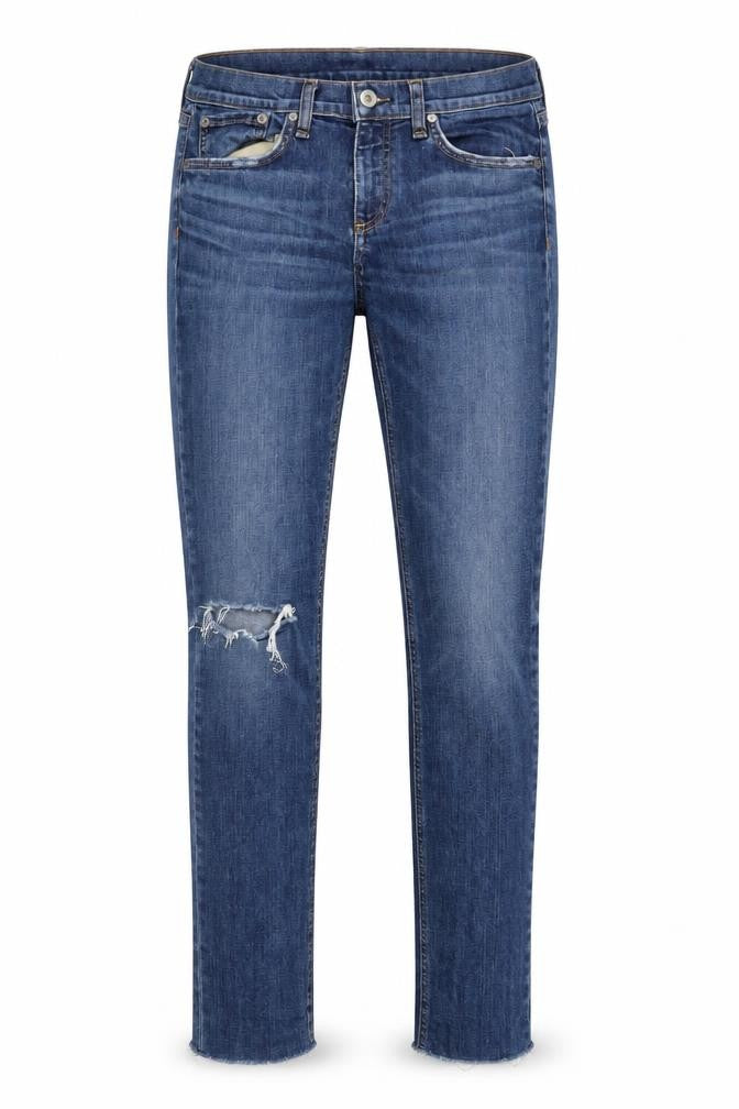 Womens UK Size 26 rag & bone Slim Fit Skinny Blue Jeans
