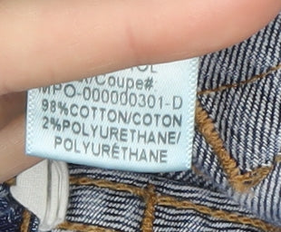 rag & bone Women's Blue Skinny Distressed Jeans Size 26