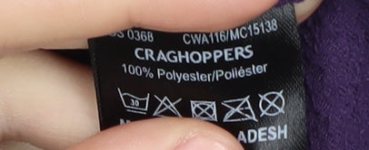 Craghoppers Women's Purple Pullover Sweatshirt, Size 12