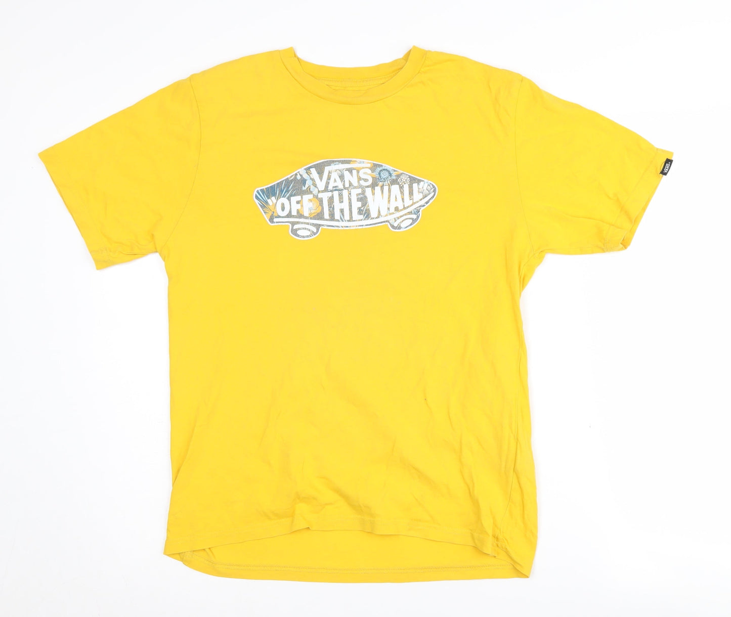 Vans Boys Yellow Classic Logo T-Shirt XL