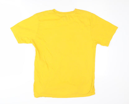 Vans Boys Yellow Classic Logo T-Shirt XL