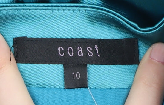 Coast Women's Blue Strapless Formal Dress Size 10