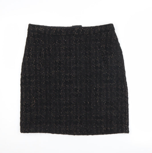 M&Co Women's Black Pencil Skirt, Size 12, Autumn Wear