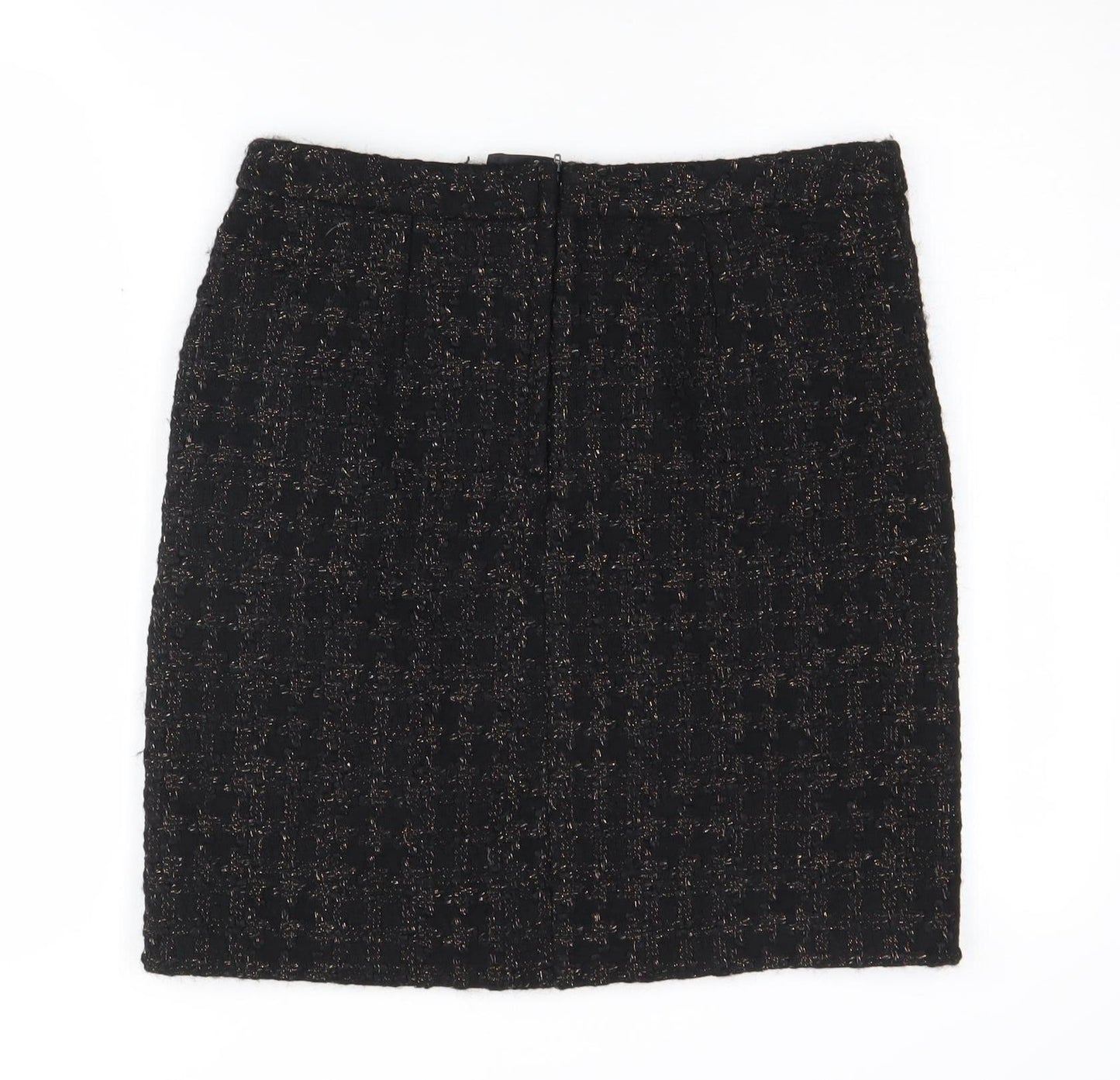 M&Co Women's Black Pencil Skirt, Size 12, Autumn Wear