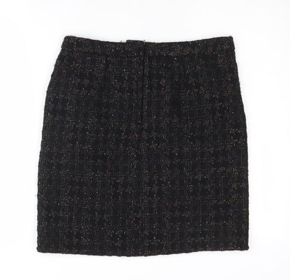 M&Co Women's Black Pencil Skirt, Size 12, Autumn Wear