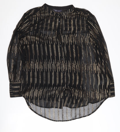 Womens UK Size 10 Marks and Spencer Black Basic Blouse