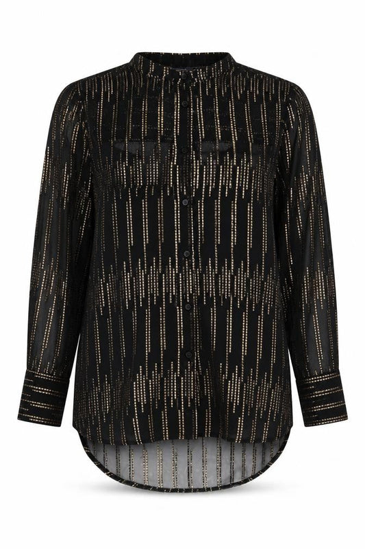 Womens UK Size 10 Marks and Spencer Black Basic Blouse
