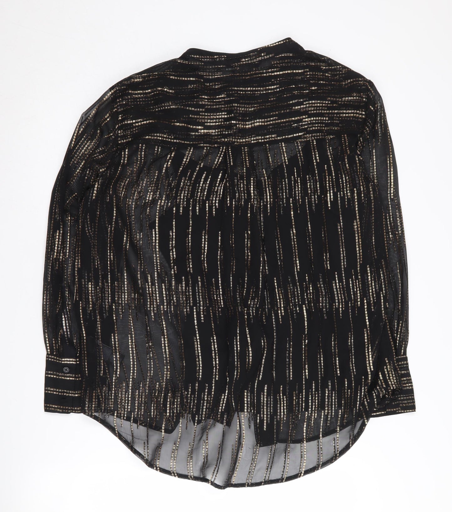 Womens UK Size 10 Marks and Spencer Black Basic Blouse