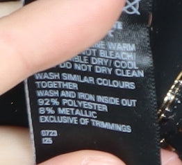 Womens UK Size 10 Marks and Spencer Black Basic Blouse