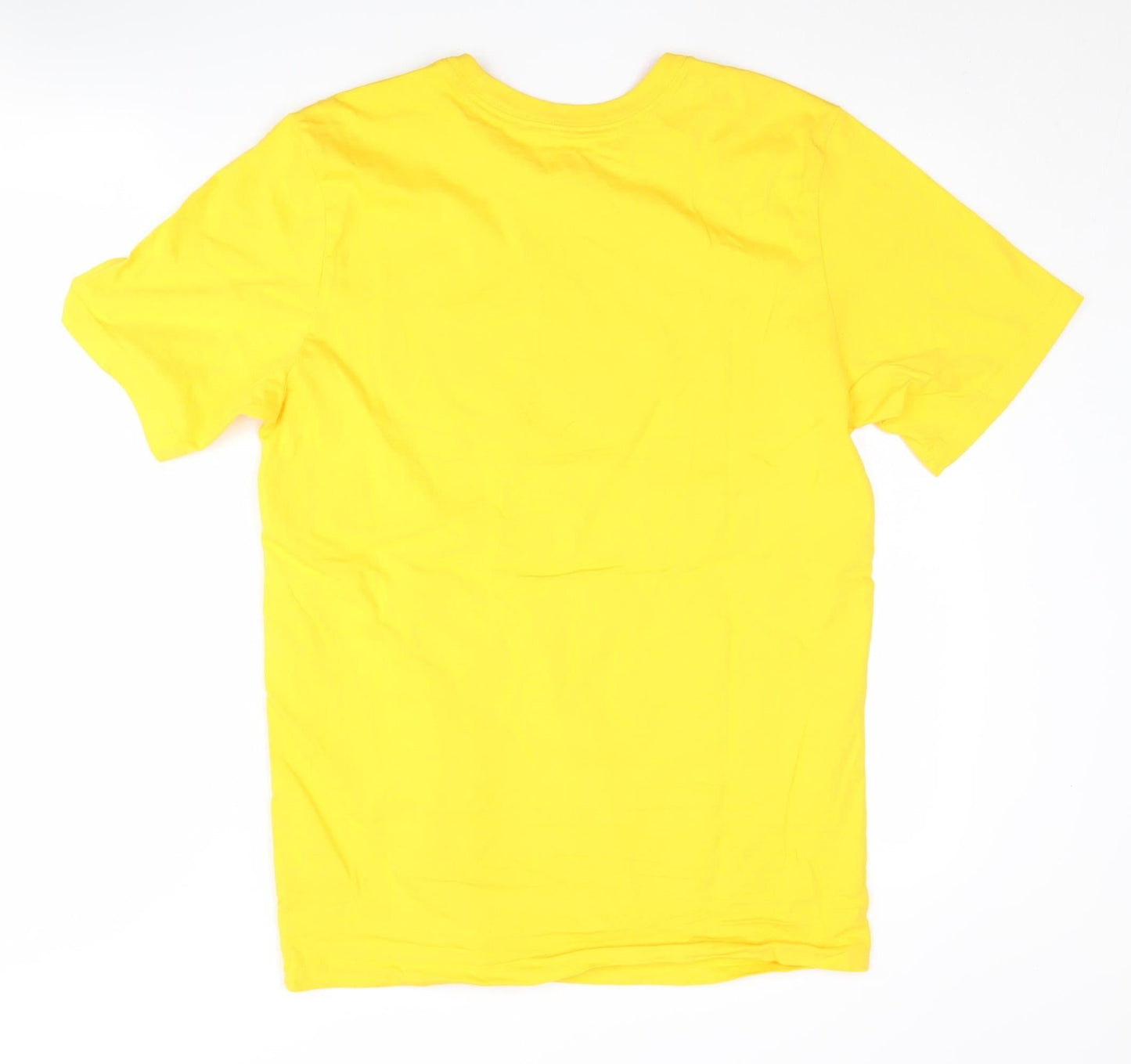 Jordan Men's Yellow Logo T-Shirt, Size S, Cotton, Graphic Print