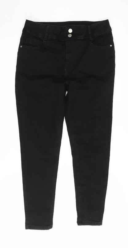 Very Women's Black Skinny Jeans Size 16 Stretch Denim