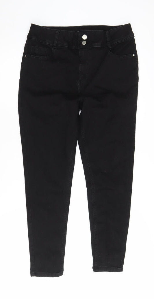 Very Women's Black Skinny Jeans Size 16 Stretch Denim
