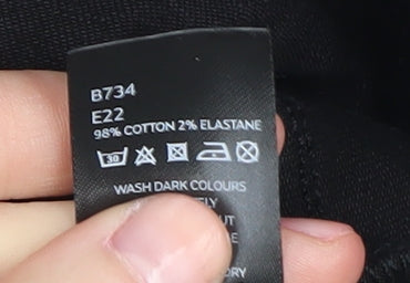 Very Women's Black Skinny Jeans Size 16 Stretch Denim