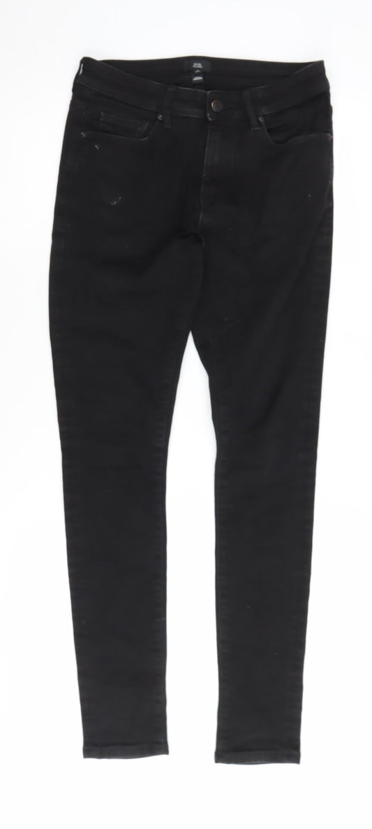 Womens UK Size 28 River Island Slim Fit Skinny Black Jeans