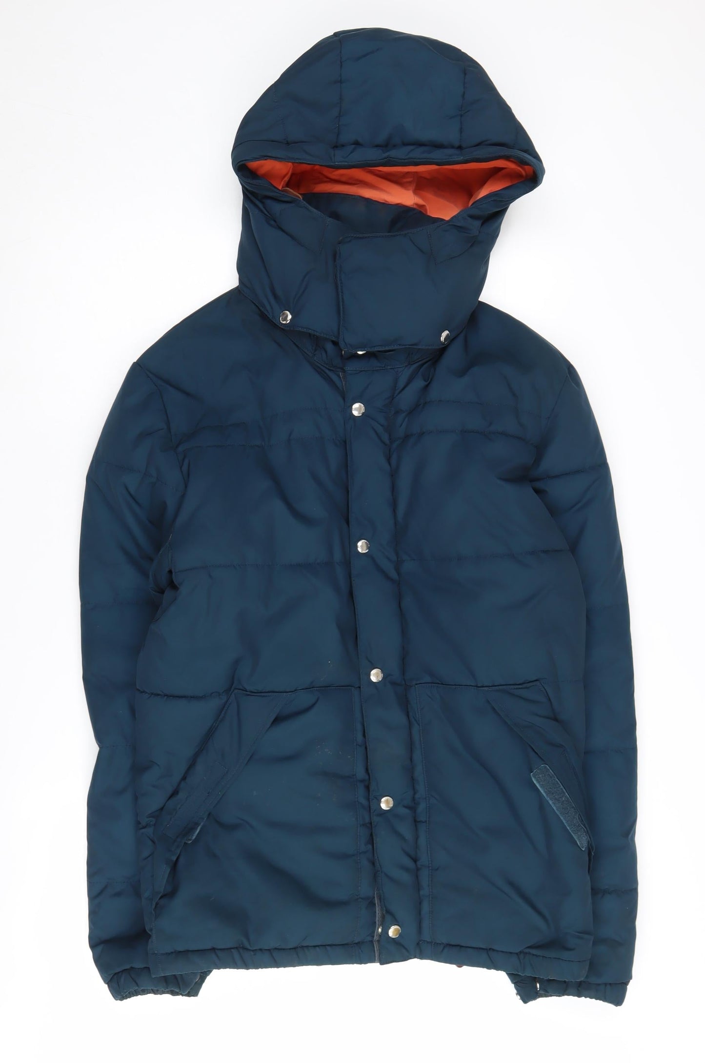 Womens UK Size M H&M Blue Puffer Jacket