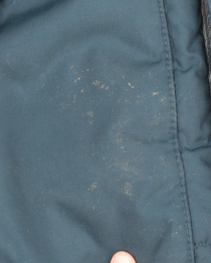 Womens UK Size M H&M Blue Puffer Jacket