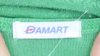 Womens UK Size 26 Damart Green Basic T-Shirt