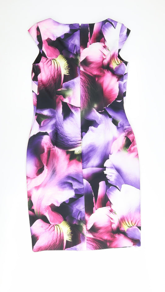 Roman Women's Multicoloured Floral Shift Dress Size 12