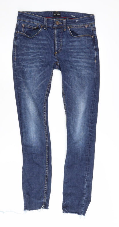 Mens UK Size 28 River Island Slim Fit Skinny Blue Jeans