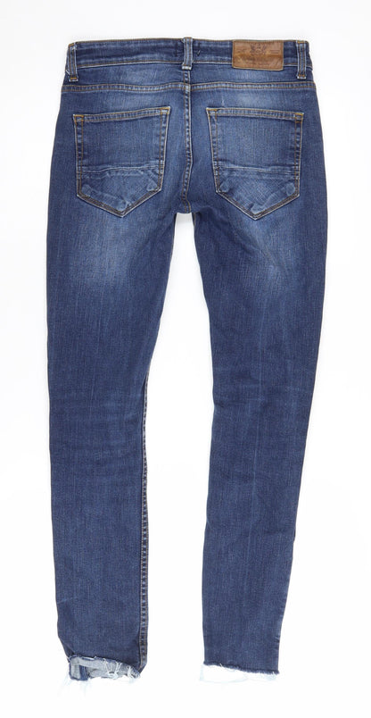 Mens UK Size 28 River Island Slim Fit Skinny Blue Jeans