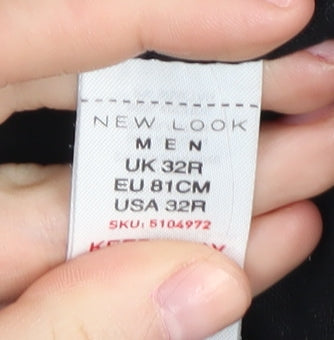 New Look Men's Black Skinny Stretch Jeans Size 32