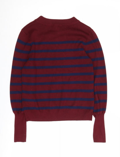 Womens UK Size 6 New Look Red Pullover Jumper