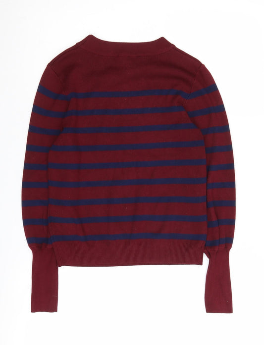 Womens UK Size 6 New Look Red Pullover Jumper