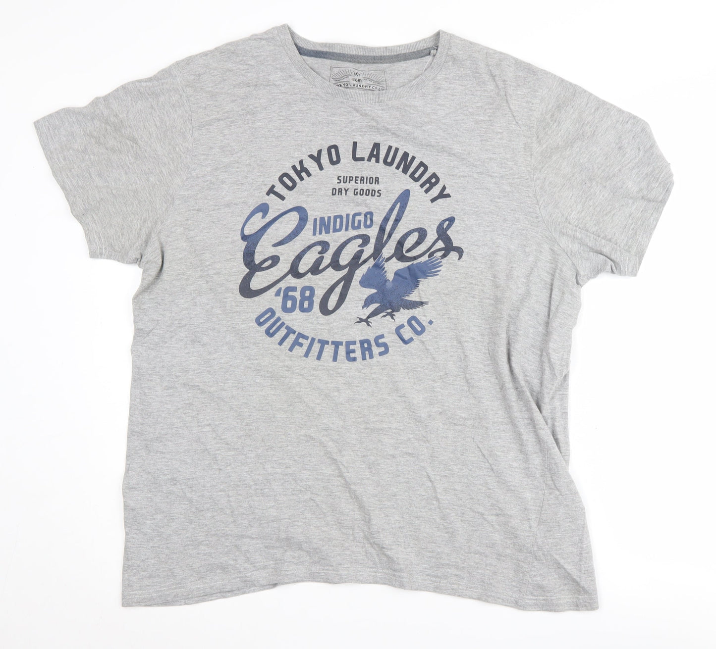 Tokyo Laundry Men's Grey XL Graphic T-Shirt