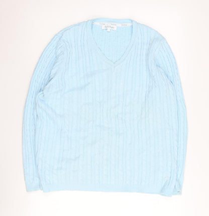 Womens UK Size L Tulchan Blue Pullover Jumper