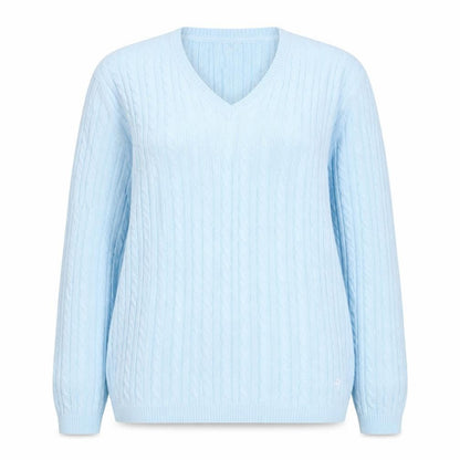 Womens UK Size L Tulchan Blue Pullover Jumper