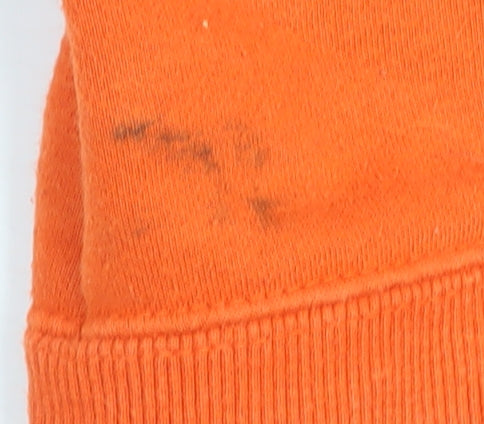 Quiksilver Boys Orange Full Zip Hoodie - Size 6-7 Years