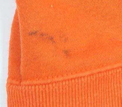 Quiksilver Boys Orange Full Zip Hoodie - Size 6-7 Years
