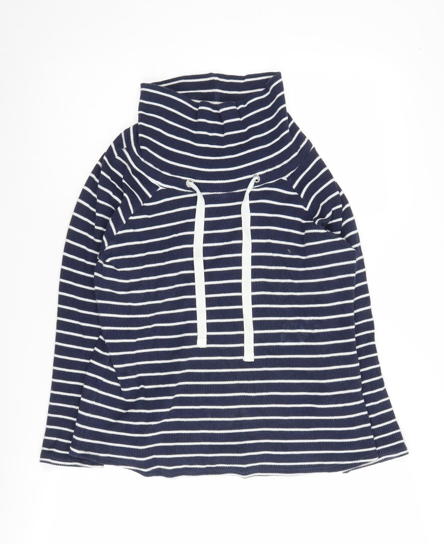 Marks and Spencer Women's Blue Striped Pullover Jumper