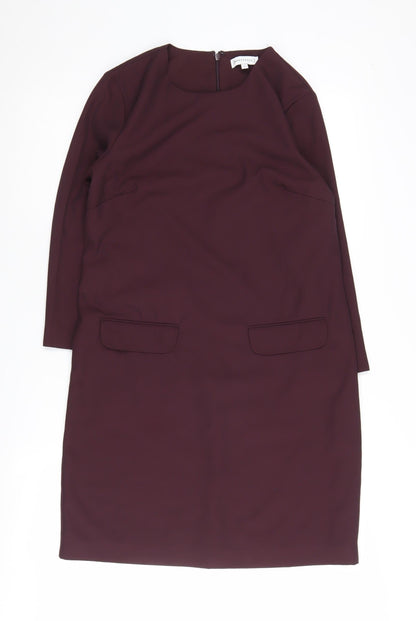 Warehouse Women's Purple Shift Dress Size 10