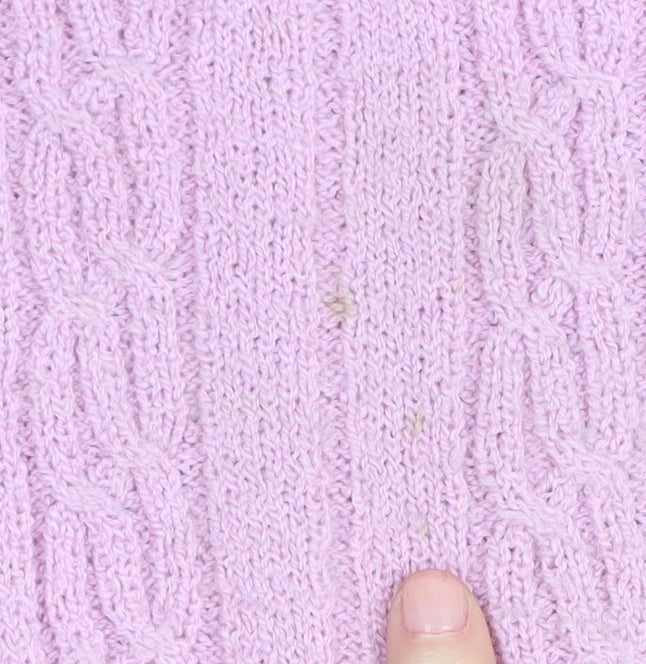 Womens UK Size L EWM Pure Classics Pink Pullover Jumper