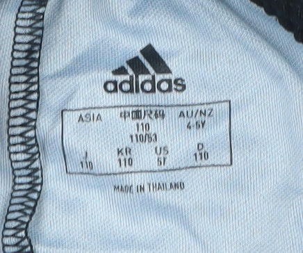 Adidas Boys Black Athletic Shorts 3-4Y - Lightweight Activewear