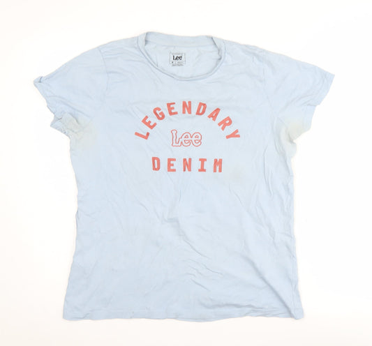 Lee Men's Blue M Graphic T-Shirt Regular Fit