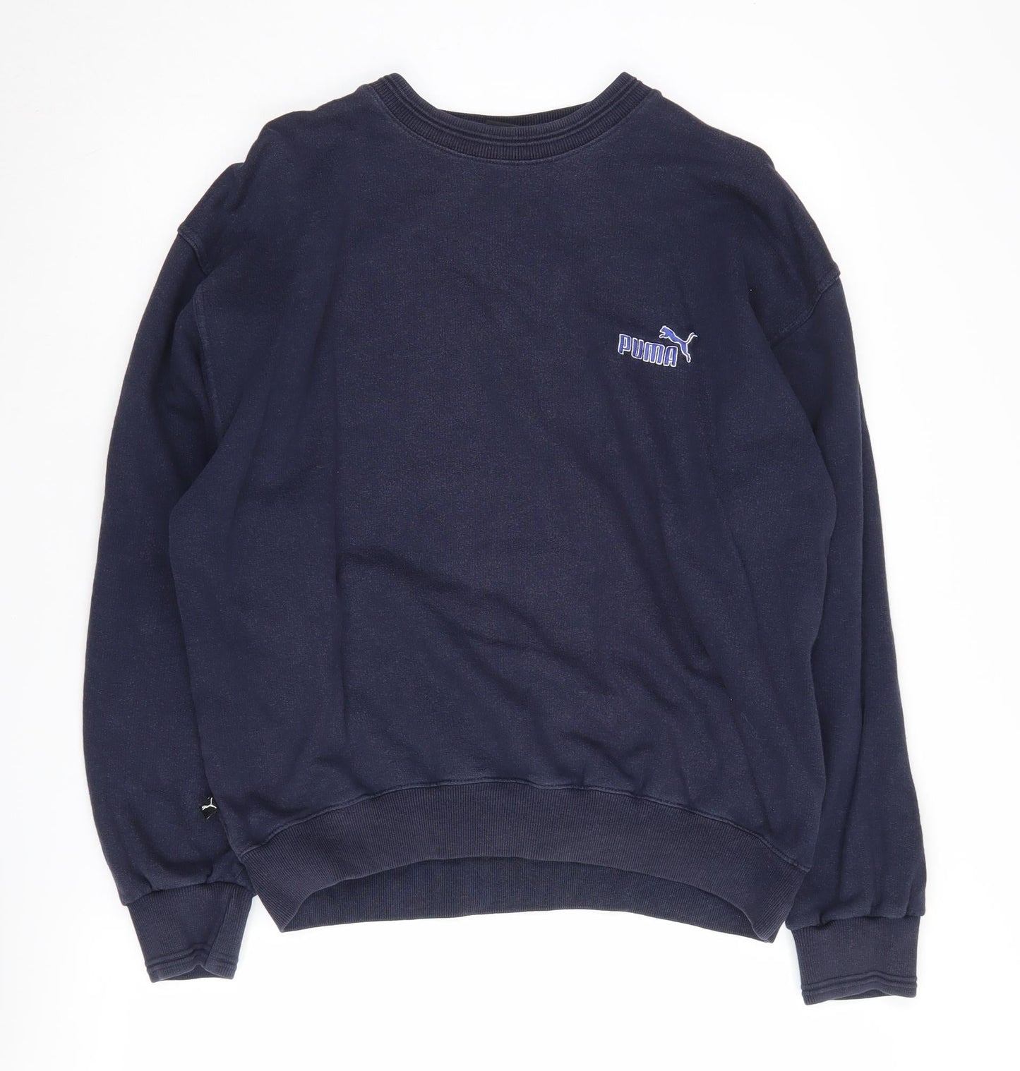 Mens UK Size S PUMA Blue Pullover Sweatshirt