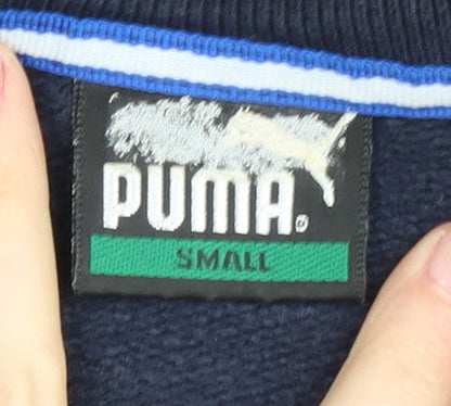 Mens UK Size S PUMA Blue Pullover Sweatshirt