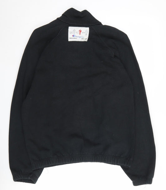 Mens UK Size M Champion Black Pullover Sweatshirt