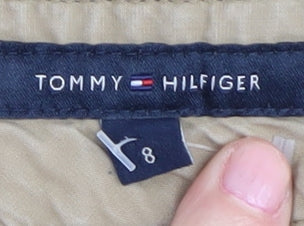 Womens UK Size 8 Tommy Hilfiger Regular Fit Chino Beige Trousers