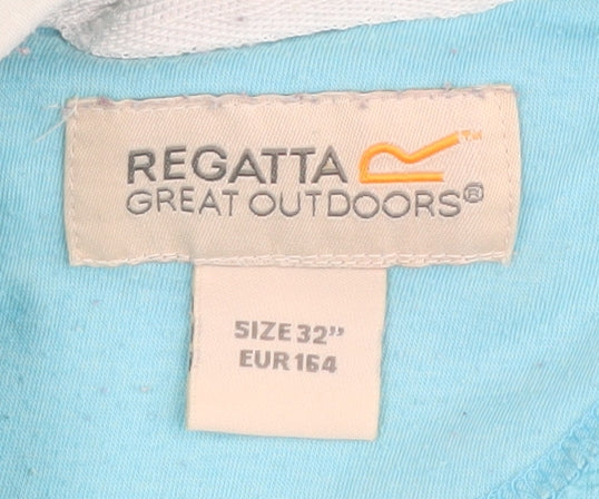 Regatta Blue Full Zip Unisex Hoodie - Size 12