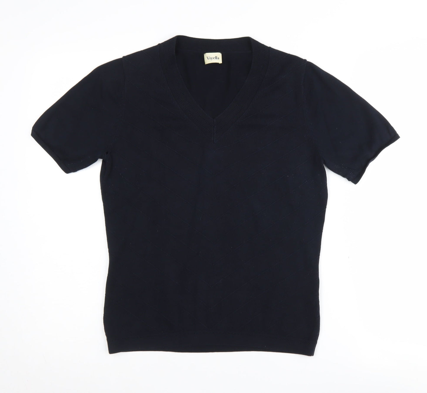 Womens UK Size S Viyella Black Pullover Jumper