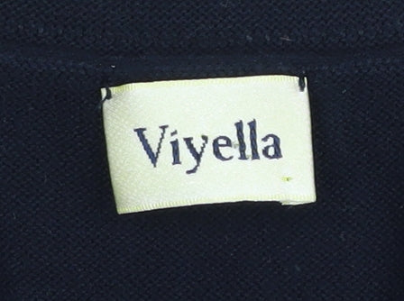 Womens UK Size S Viyella Black Pullover Jumper