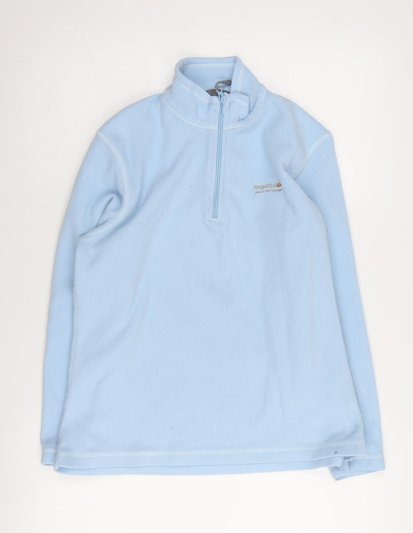 Regatta Women's Blue Fleece 1/2 Zip Sweatshirt UK 12