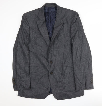 Mens UK Size 42 Jaeger Regular Grey Suit Jacket